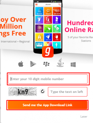 Gaana.com coupons